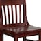 Flash Furniture Barstool, Mahogany Wood XU-DG-W0006BAR-MAH-GG - alternate 4